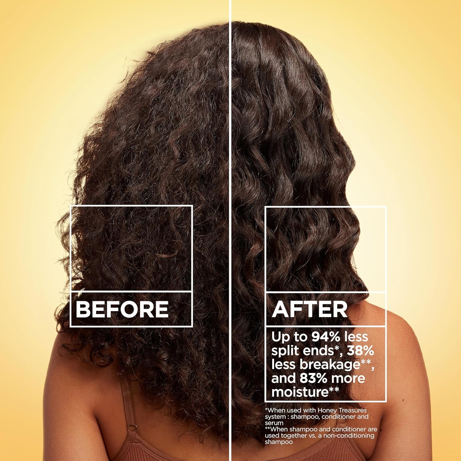 Garnier Whole Blends Honey Treasures Repairing Conditioner, for Dry, Damaged Hair, 3 Fl Oz (Travel Size), 1 Count (Packaging May Vary)