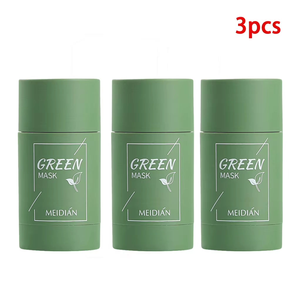 Revitalize Your Skin with Our Green Tea Solid Cleansing Mask - The Ultimate Acne & Blemish Treatment for a Radiant Complexion