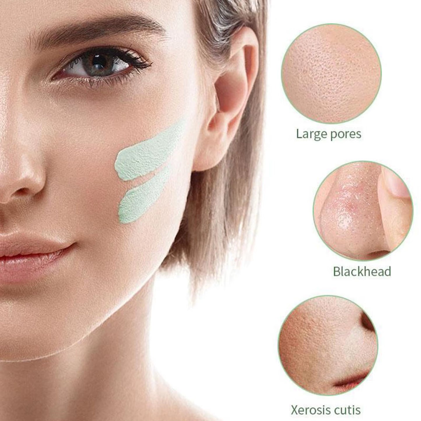 Revitalize Your Skin with Our Green Tea Solid Cleansing Mask - The Ultimate Acne & Blemish Treatment for a Radiant Complexion
