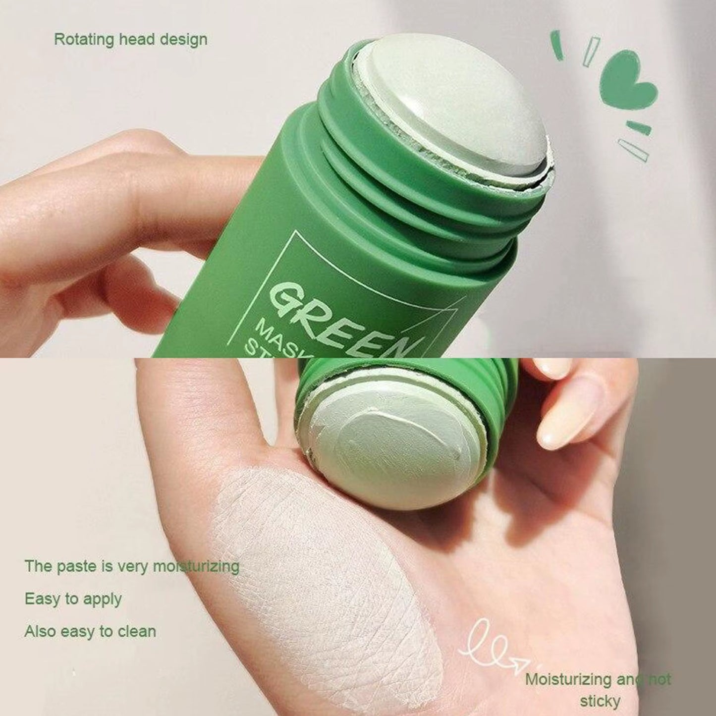 Revitalize Your Skin with Our Green Tea Solid Cleansing Mask - The Ultimate Acne & Blemish Treatment for a Radiant Complexion